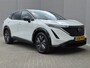 Nissan Ariya Advance 91 kWh / SOH 100% / Fabrieksgarantie tot 04-2028 / All season banden / CCS snelladen / Head Up Display / Elektrische achterklep / Warmtepomp / Stuur- Stoel & Voorruit verwarming / Rondomzicht camera / Adaptief cruise control / Bose Audio Systeem /