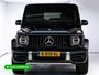 Mercedes-Benz G-klasse 63 AMG Prem.Plus | Elek. schuif-/kanteldak | Burmester High end | Stoelverw. & koeling | Memory stoelen | Adap. cruise | Trekhaak, Treeplanken, Alcantara hemel, 360 Camera, Massagestoelen, NL auto, Volledig dealer onderhouden.