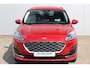 Ford Kuga 2.5-225pk PHEV 'Vignale'. Zeer luxe hybride rijden voor een reële prijs ! Slechts 33.000km ! Autm.airco dual, stuur-, stoel-, achterbank- en voorraamverw., LED verl.,  lederen interieur, B&O soundsyst., lane- en side assist etc.