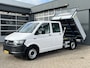Volkswagen Transporter 2.0 TDI L2H1 DC Kipper open laadbak Airco Bluetooth trekhaak 2200 kg 1e eigenaar Dealer onderhouden Kieper P-up Doka Pritsche Ahk 2200kg Pick-up bakwagen
