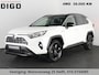 Toyota RAV4 2.5 HYBRID 4WD DYNAMIC PACK GARANTIE TOT 05-2031! SLECHTS 39.000 KM! 1650 KG TREKGEWICHT. STUUR & STOELVERWARMING . NAVIGATIE .PDC V & A .