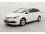 Toyota Auris Touring Sports 1.8 Hybrid Executive | Volledige dealerhistorie | Panoramadak | Trekhaak | Leder | Navigatie | Stoelverwarming | LED | Keyless | Parkeersensoren voor/achter | Clima | Cruise Control | Camera | 16 inch | Rijstrooksensor | Bluetooth
