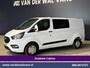 Ford Transit Custom 2.0 TDCI 130pk L2H1 Dubbele Cabine Euro6 Airco | 6-Zits | Apple Carplay | LED | Cruisecontrol 2800kg trekhaak, Stoelverwarming, Verwarmde voorruit, Parkeersensoren