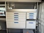 Opel Movano 2.2D 140 L3H2 Kastinrichting Airco Cruise controle Trekhaak 2500kg trekgewicht Apple carplay Omvormer 220V Werkplaatsinrichting 3-Persoons Achterruitrij camera Sortimo 1e eigenaar