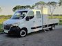 Renault Master 2.3 Dubbele Cabine Airco 3.5T-Trekhaak Open-Laadbak kist Dubbellucht !