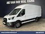 Ford Transit 2.0 TDCI 130pk L4H3 Euro6 Airco | Camera | Cruisecontrol | Verwarmde voorruit | Parkeersensoren, Bijrijdersbank