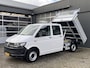 Volkswagen Transporter 2.0 TDI L2H1 DC Kipper open laadbak Airco Bluetooth trekhaak 2200 kg 1e eigenaar Dealer onderhouden Kieper P-up Doka Pritsche Ahk 2200kg Pick-up bakwagen