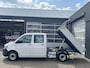 Volkswagen Transporter 2.0 TDI L2H1 DC Kipper open laadbak Airco Bluetooth trekhaak 2200 kg 1e eigenaar Dealer onderhouden Kieper P-up Doka Pritsche Ahk 2200kg Pick-up bakwagen