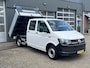 Volkswagen Transporter 2.0 TDI L2H1 DC Kipper open laadbak Airco Bluetooth trekhaak 2200 kg 1e eigenaar Dealer onderhouden Kieper P-up Doka Pritsche Ahk 2200kg Pick-up bakwagen