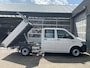 Volkswagen Transporter 2.0 TDI L2H1 DC Kipper open laadbak Airco Bluetooth trekhaak 2200 kg 1e eigenaar Dealer onderhouden Kieper P-up Doka Pritsche Ahk 2200kg Pick-up bakwagen