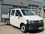 Volkswagen Transporter 2.0 TDI L2H1 DC Kipper open laadbak Airco Bluetooth trekhaak 2200 kg 1e eigenaar Dealer onderhouden Kieper P-up Doka Pritsche Ahk 2200kg Pick-up bakwagen