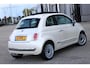 Fiat 500 1.2 Lounge Pano | Bruin Leder | Clima | Parelmoer Wit | Leuke Auto!