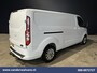 Ford Transit Custom 2.0 TDCI 130pk L2H1 Euro6 Airco | Navigatie | 2800kg Trekhaak | LED | Apple Carplay Cruisecontrol, Stoelverwarming, verwarmde Voorruit, LM Velgen, Parkeersensoren, Bijrijdersbank