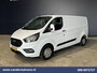 Ford Transit Custom 2.0 TDCI L2H1 Euro6 Airco | Camera | Navigatie | Cruisecontrol | LED | Stoelverwarming | Parkeersensoren Verwarmde Voorruit, Bijrijdersbank