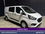 Ford Transit Custom 2.0 TDCI 131pk Automaat L2H1 Dubbele Cabine Euro6 6-Zits | Airco | Camera | Navigatie | LED | Apple Carplay Adaptieve Cruisecontrol, Android Auto, Trekhaak, Verwarmde Voorruit, Parkeersensoren, Bijrijdersbank, Achterklep