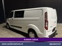 Ford Transit Custom 2.0 TDCI 131pk Automaat L2H1 Dubbele Cabine Euro6 6-Zits | Airco | Camera | Navigatie | LED | Apple Carplay Adaptieve Cruisecontrol, Android Auto, Trekhaak, Verwarmde Voorruit, Parkeersensoren, Bijrijdersbank, Achterklep