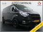 Ford Transit Custom 320 2.0TDCI 170PK Automaat L2H1 Dubbele Cabine 2X Schuifdeur Adap.Cruise 5-Persoons Leder+Verwarmd Trekhaak Navi Camera Pdc Apple Carplay/Android Auto Limited DC Euro 6 Lmv 18" Sidebars Betonplex Vloer Wandbetimmering Lane Assist 3.200KG Trekgewicht