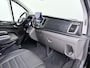 Ford Transit Custom 320 2.0TDCI 170PK Automaat L2H1 Dubbele Cabine 2X Schuifdeur Adap.Cruise 5-Persoons Leder+Verwarmd Trekhaak Navi Camera Pdc Apple Carplay/Android Auto Limited DC Euro 6 Lmv 18" Sidebars Betonplex Vloer Wandbetimmering Lane Assist 3.200KG Trekgewicht