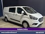 Ford Transit Custom 2.0 TDCI 130pk Automaat L2H1 Dubbele Cabine Euro6 Airco | 6-Zits | Camera | Navigatie | Apple Carplay | LED Android Auto, Adaptieve Cruisecontrol, Stoelverwarming, Verwarmde voorruit, Trekhaak, Achterklep