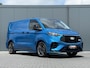 Ford E-Transit Custom MS-RT 285 PK FULL ELECTRIC SPORT / L1H1 / DIGITAL AQUA BLUE METALLIC / REAR VIEUW / B&O SOUND SYSTEM / 19 INCH / LED / CAMERA