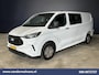 Ford Transit Custom 2.0 TDCI 136pk L2H1 Dubbele Cabine Euro6 Airco | 6-Zits | Camera | Apple Carplay | Cruisecontrol | LED Android Auto, Parkeersensoren, Verwarmde voorruit, Bijrijdersbank, 2800kg trekvermogen