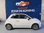 Fiat 500C 1.2 Lounge cabriolet automaat / bj.2011 / kleur: wit / NAP met 131239 km./ APK 07/2027 / half leder/climate/sportvelgen