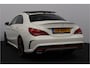 Mercedes-Benz CLA 180 AMG OrangeArt Edition/ 18'' LMV/ Open-Pano-Dak!/ Keyless-GO/ Half-Leder - Alcantara/ Bi-Xenon/ Stoelverw./ PDC V+A/ Zwarte-Hemel/ Sportstuur/ Extra getint glas.