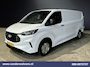 Ford Transit Custom 2.0 TDCI 136pk L2H1 Euro6 Airco | Leder | Camera | LED | Apple Carplay | Cruisecontrol Android Auto, Leder, Verwarmde voorruit, Parkeersensoren, Bijrijdersbank, 2740kg trekvermogen