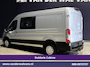 Ford Transit 2.0 TDCI 185pk L3H2 Dubbele Cabine Euro6 Airco | 5-Zits | Camera | Navigatie | Apple Carplay | LED | Xenon Android Auto, Trekhaak, Cruisecontrol, Stoelverwarming, Verwarmde Voorruit, Parkeersensoren